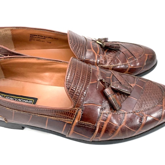 stacy adams shoes snakeskin